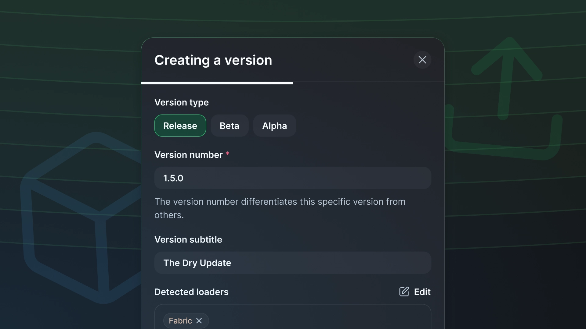 Streamlined Version Creation